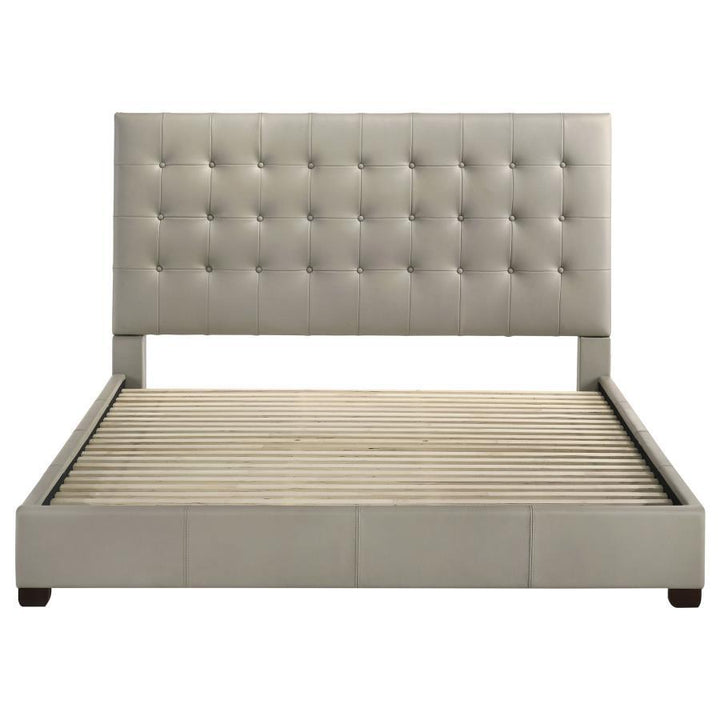 Medley - Genuine Leather Platform Bed