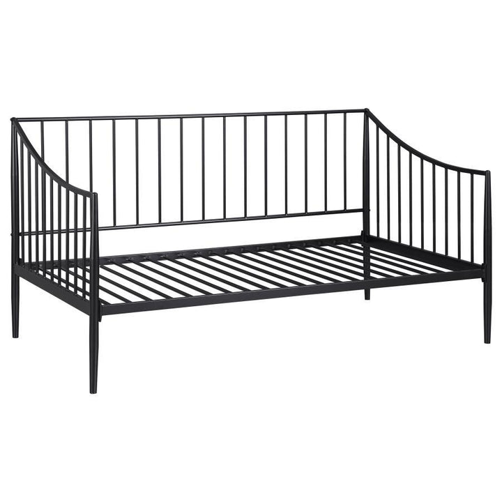 Newbury - Metal Twin Daybed Bed Frame - Matte Black