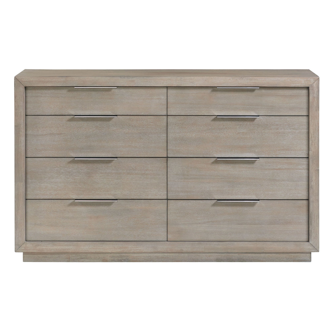 Arcadia - 8-Drawer Dresser - Gray