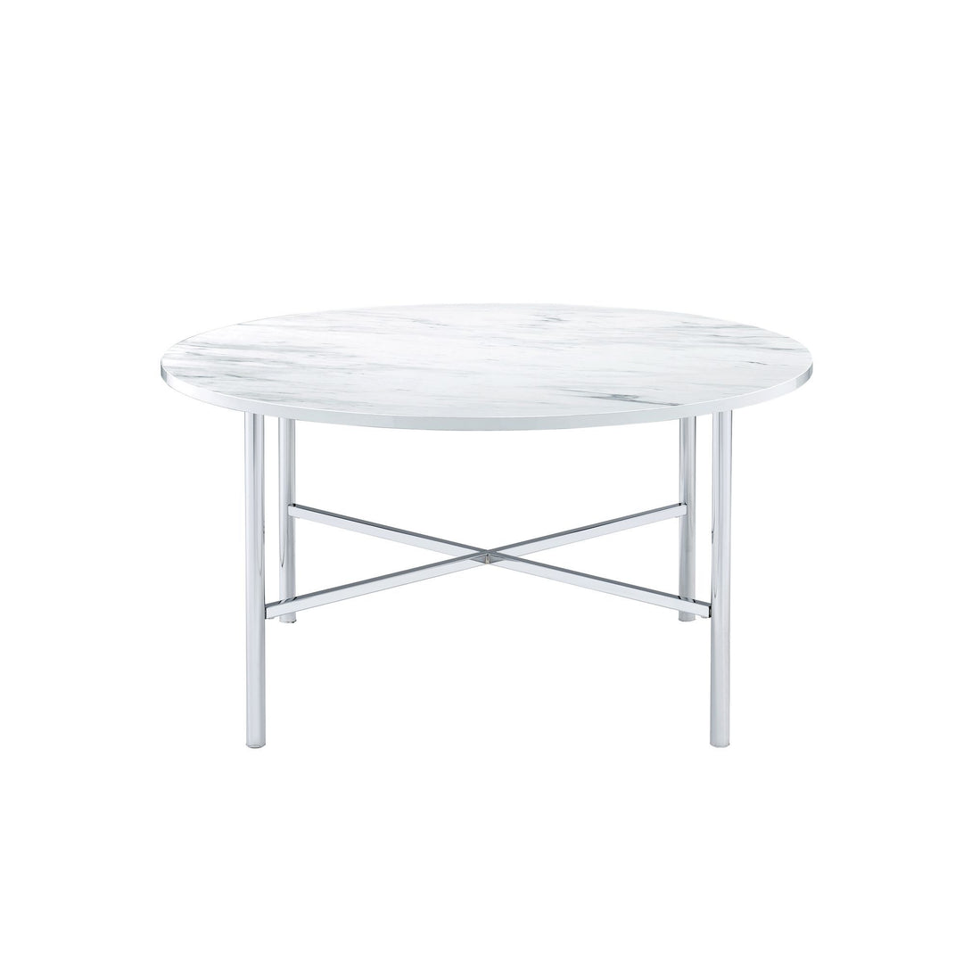 Cyrus - 3 Piece Occasional Table Set - Chrome