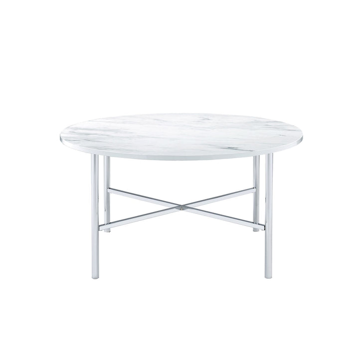 Cyrus - 3 Piece Occasional Table Set - Chrome