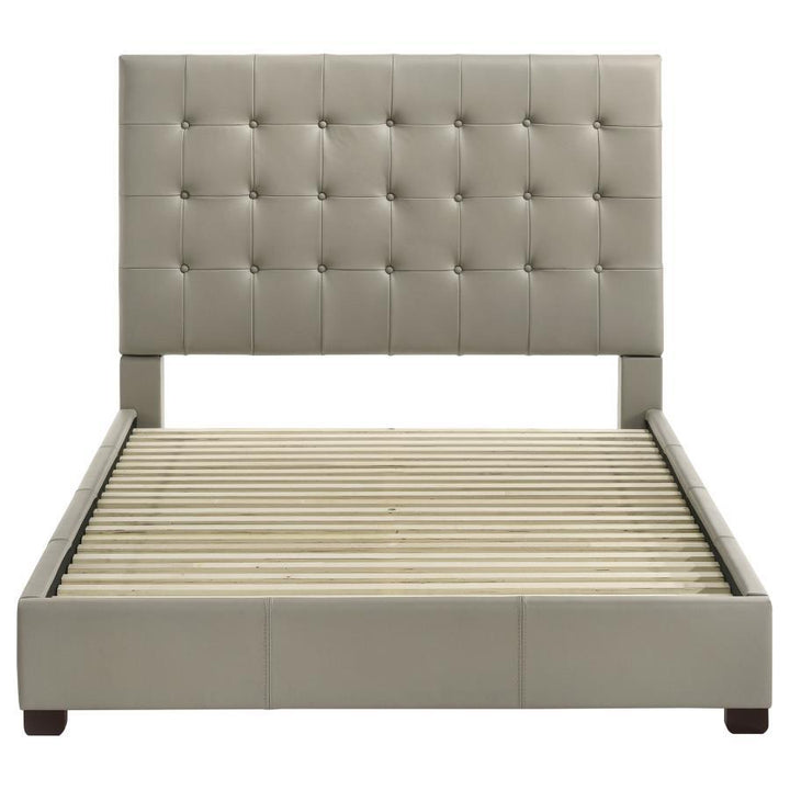 Medley - Genuine Leather Platform Bed