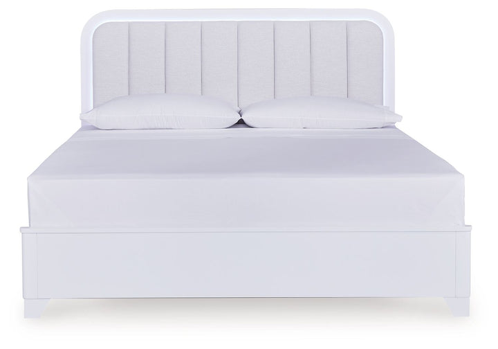 Jarlee - Upholstered Panel Bed