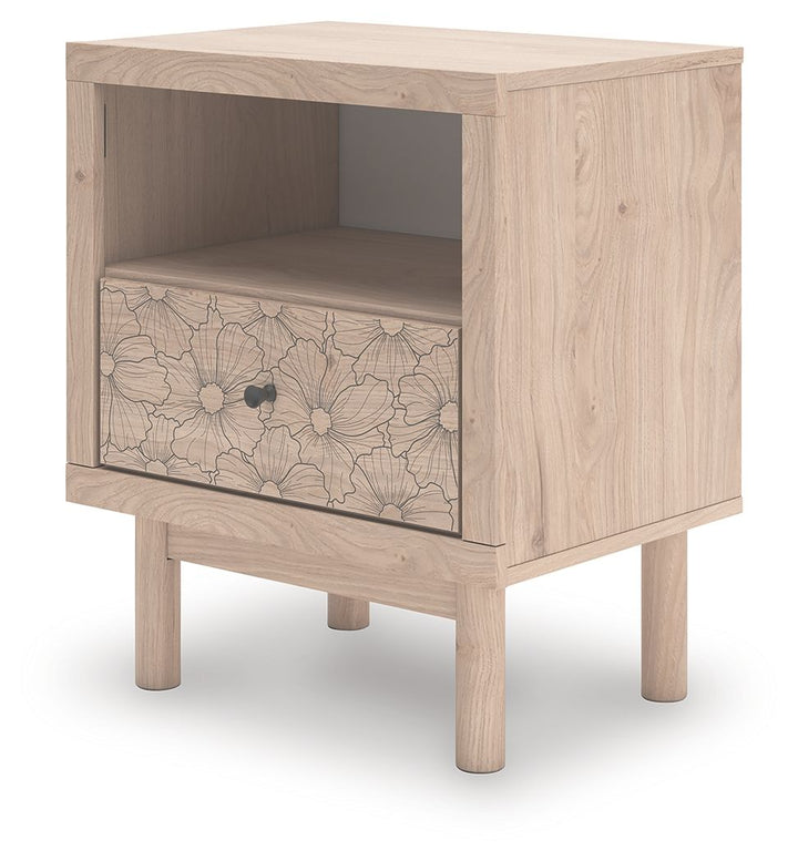 Arloster - One Drawer Night Stand - Tan