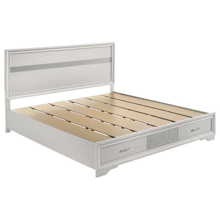 Miranda - Storage Wood Panel Bed