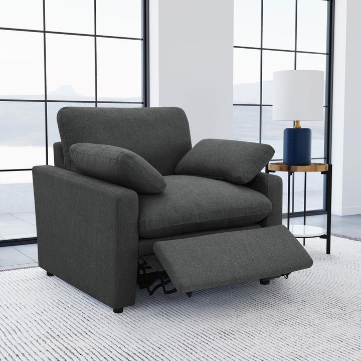 Collins - Upholstered Power Recliner Chair