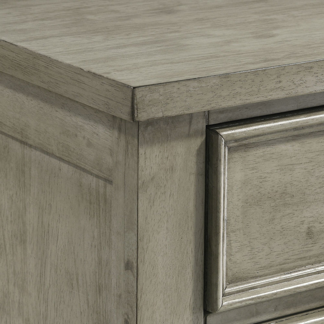 Sullivan - 3-Drawer Nightstand - Drift Gray