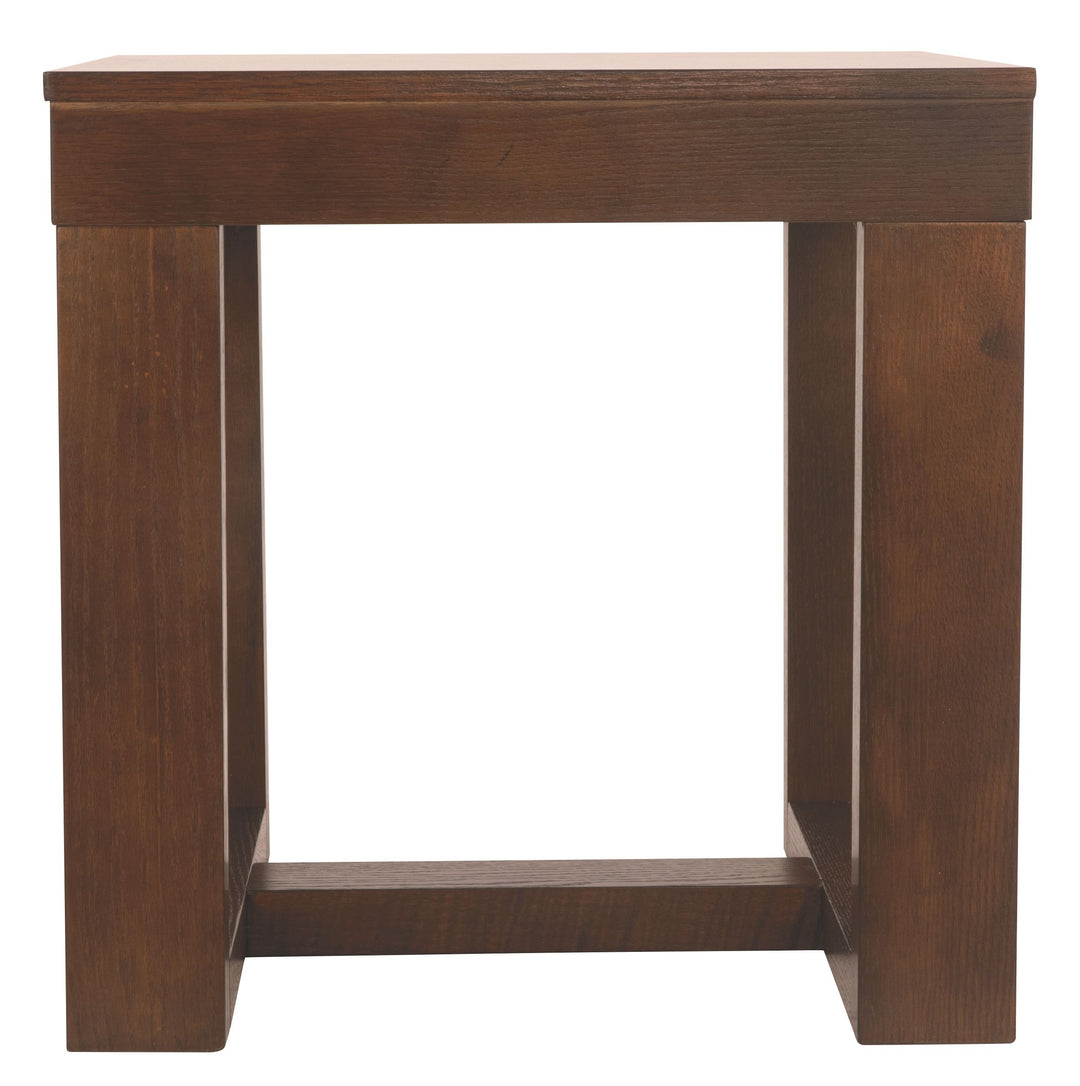 Watson - Square End Table - Dark Brown
