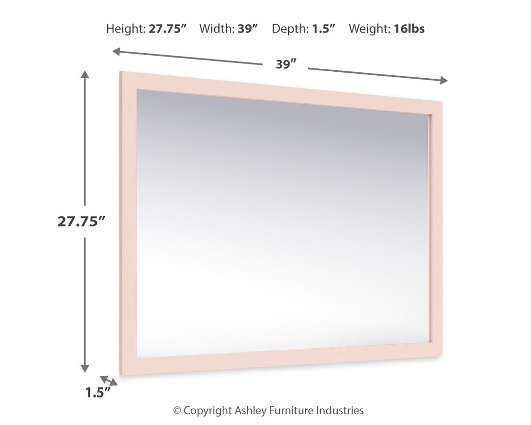 Wistenpine - Bedroom Mirror - Blush