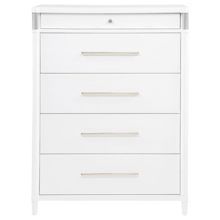 Gracemont - 5-Drawer Bedroom Chest Of Drawers - White
