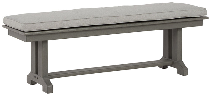 Visola - Bench with Cushion - Gray