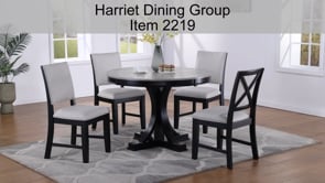 Harriet - Dining Chair (Set of 2) - Charcoal & Gray