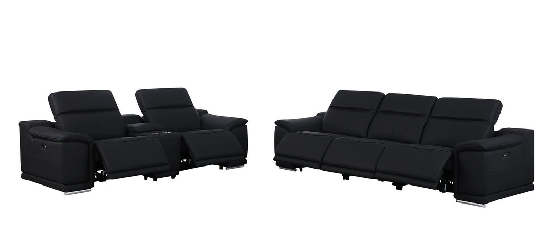 9762 - 6-Piece Modular Power Reclining Sofa And Console Loveseat Set With 5 Power Recliners In