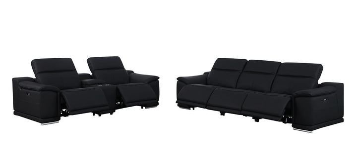 9762 - 6-Piece Modular Power Reclining Sofa And Console Loveseat Set With 5 Power Recliners In