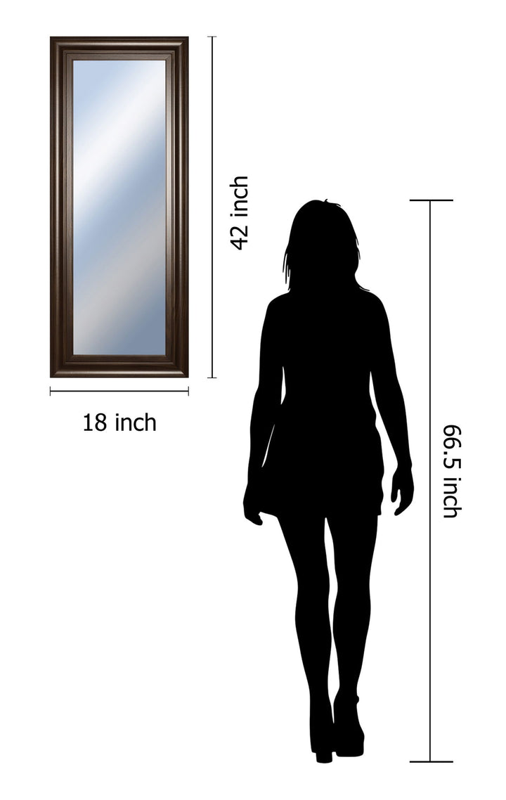 18x42 Decorative Framed Wall Mirror By Classy Art Promotional Mirror Frame 