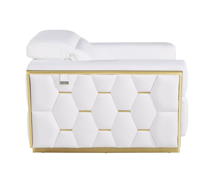 1111 - Leather Chair - Beige