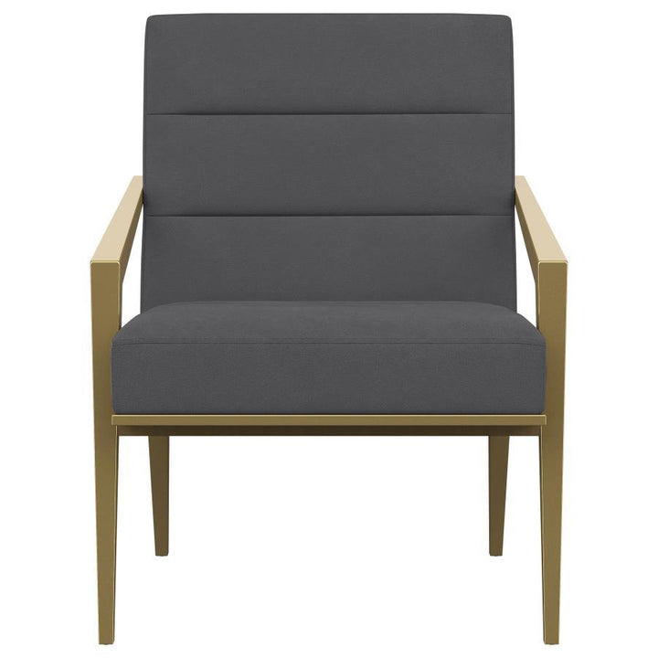 Kirra - Upholstered Metal Arm Accent Chair