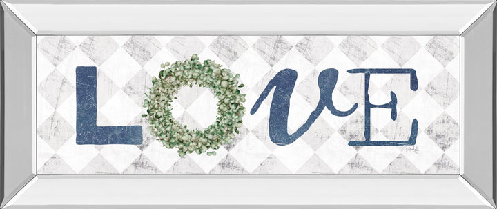 Love With Eucalyptus Wreath I By Marla Rae - Gray