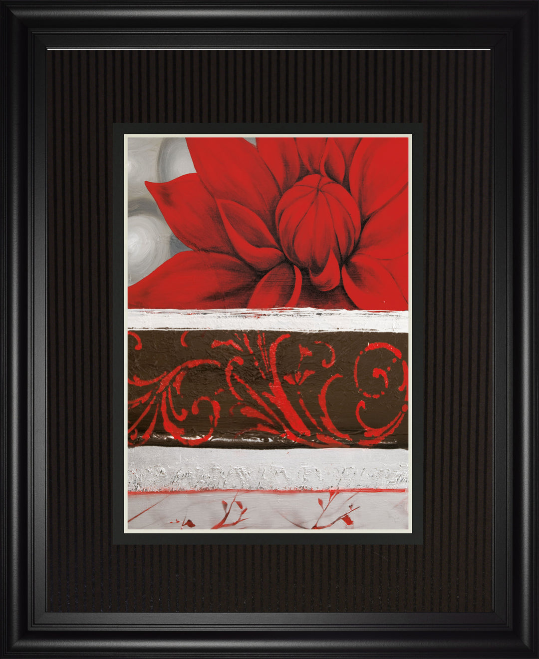 Sumptuous Red By Jasmin Zara Copley - Framed Print Wall Art - Red