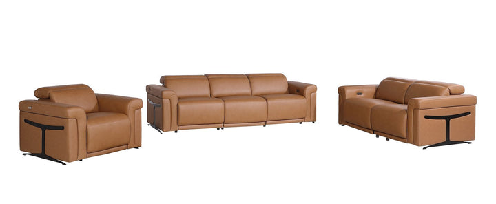 1126 - 6-Piece Modular Power Reclining Sofa, Loveseat &amp; Chair Set In With 6 Power Recliners &amp; Power Headrests