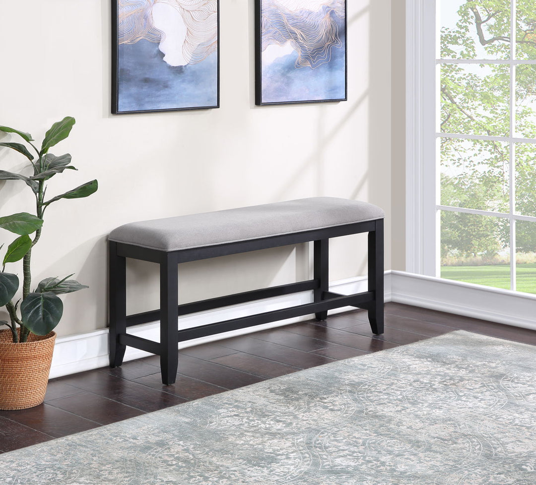 Yves - Counter Bench - Gray