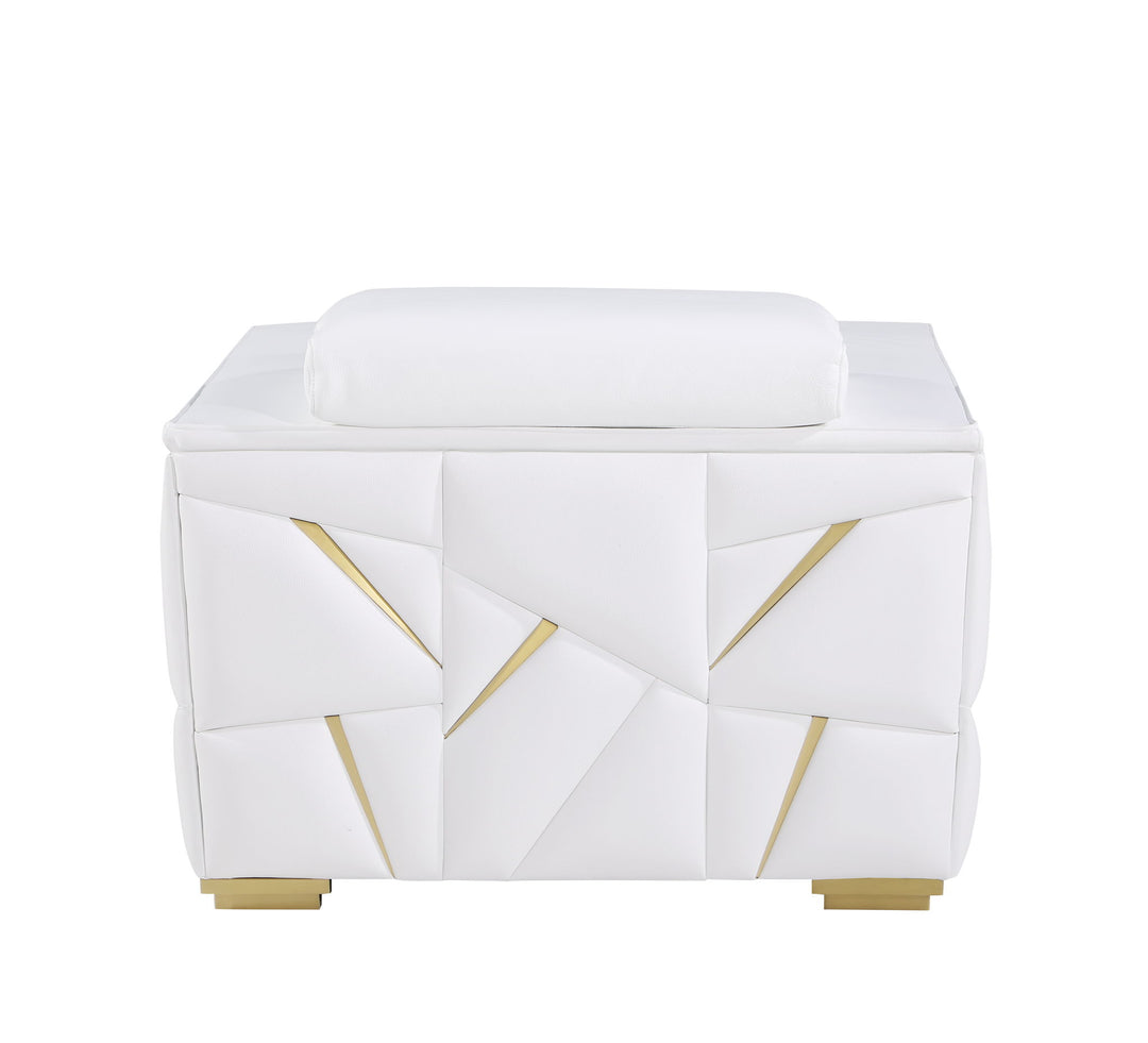 1120 - Top Grain Italian Leather Living Room Set