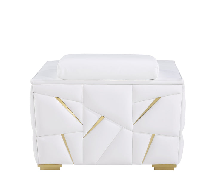 1120 - Top Grain Italian Leather Living Room Set