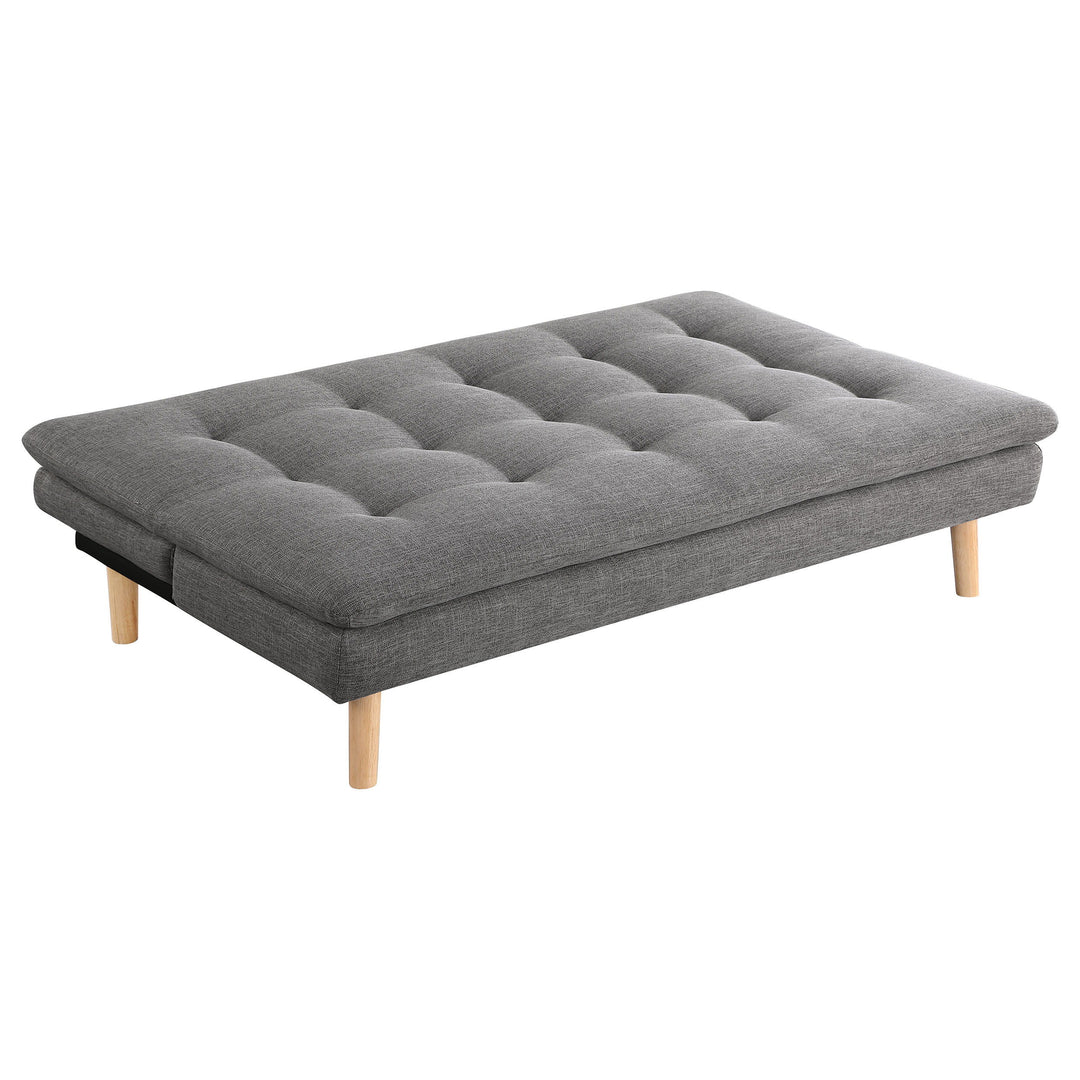 Scout - Upholstered Tufted Convertible Sofa Bed - Gray