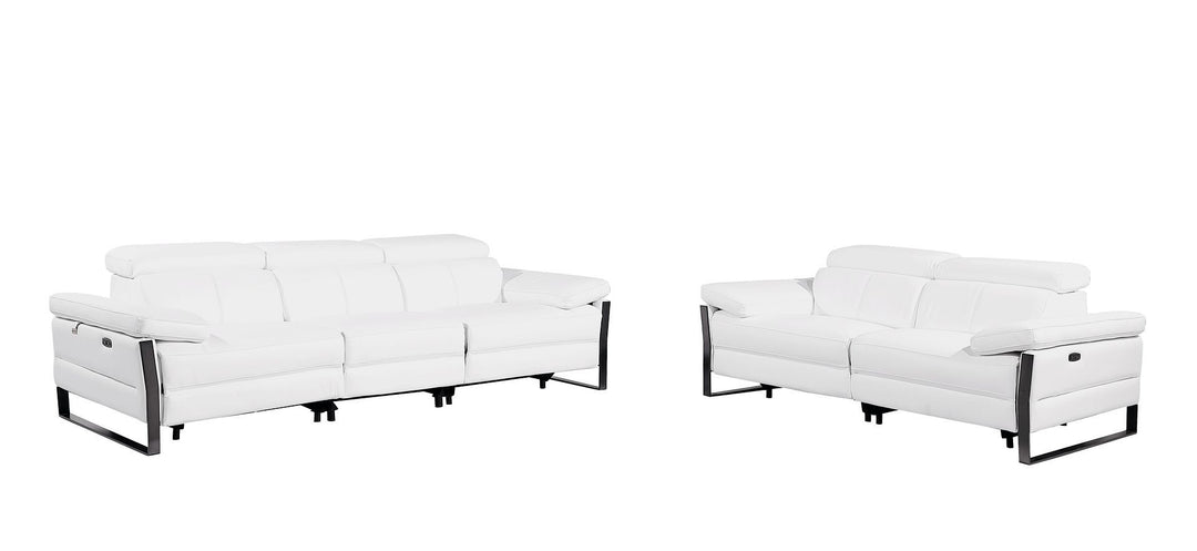 1246 - Modular Power Dual Reclining Sofa And Loveseat Set With Power Headrests