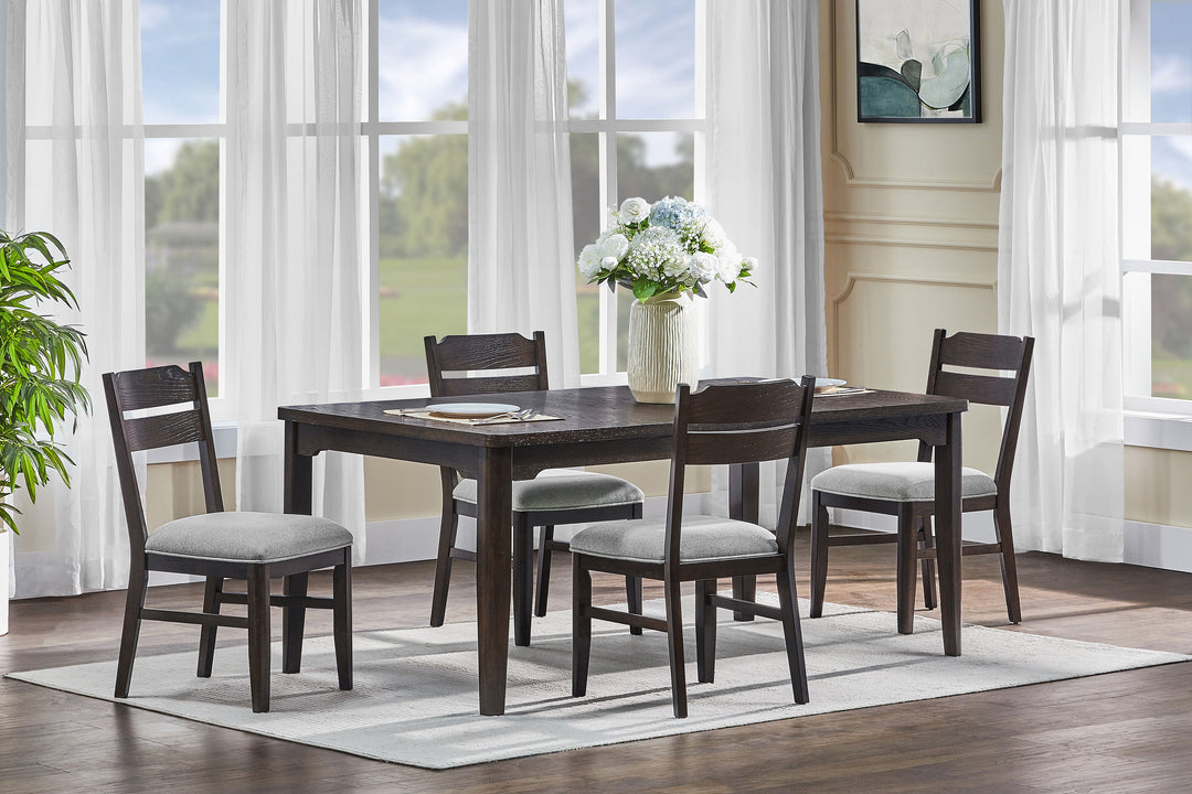Higgins - Dining Table - Dark oak