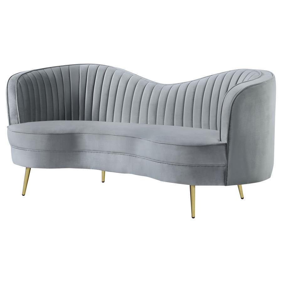 Sophia - Upholstered Channel Tufted Loveseat