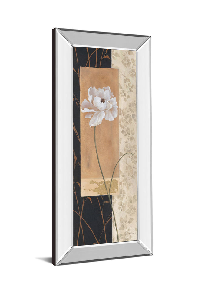 &amp; I By Carol Robinson - Mirror Framed Print Wall Art - Beige