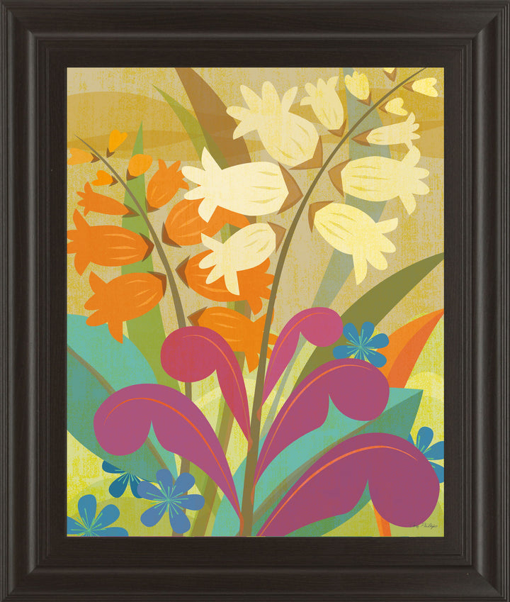 Lily Of The Valley By Cary Phillips - Framed Print Wall Art - Orange