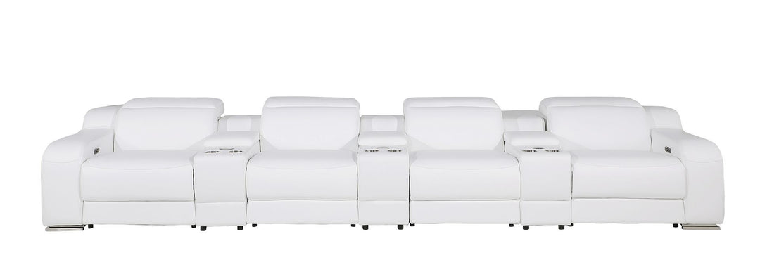 1116 - 7-Piece Modular Power Reclining Sofa In With 4 Power Recliners &amp; Power Headrests