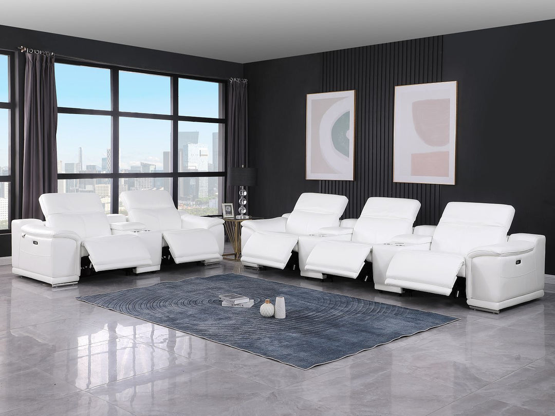9762 - 8-Piece Modular Power Reclining Sofa And Console Loveseat Set With