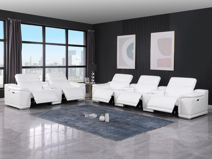 9762 - 8-Piece Modular Power Reclining Sofa And Console Loveseat Set With