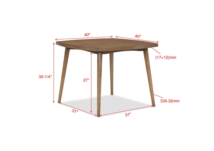 Weldon - Dining Table - Brown