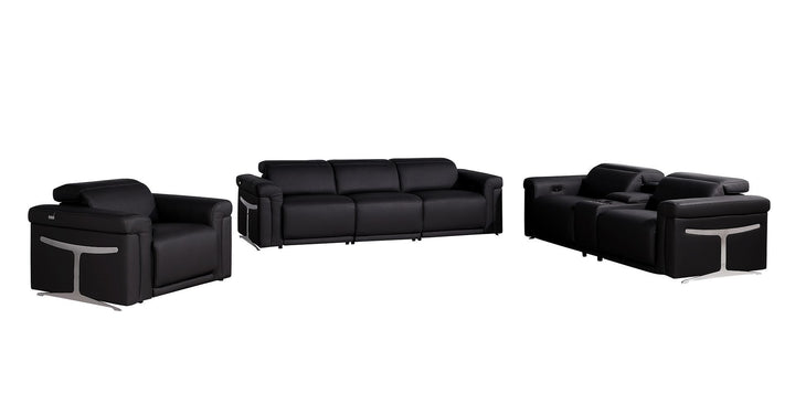 1126 - 7-Piece Modular Power Reclining Sofa, Loveseat &amp; Chair Set In With 5 Power Recliners &amp; Power Headrests