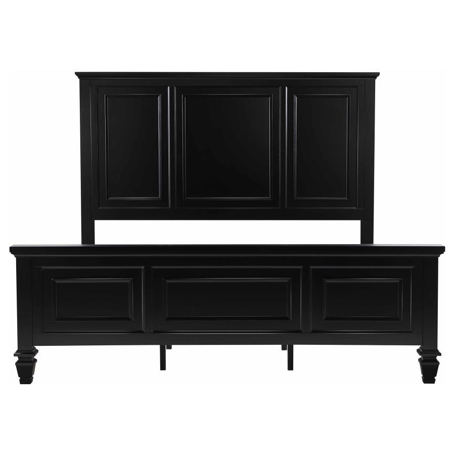 Sandy Beach - 63" Panel Bed with High Headboard