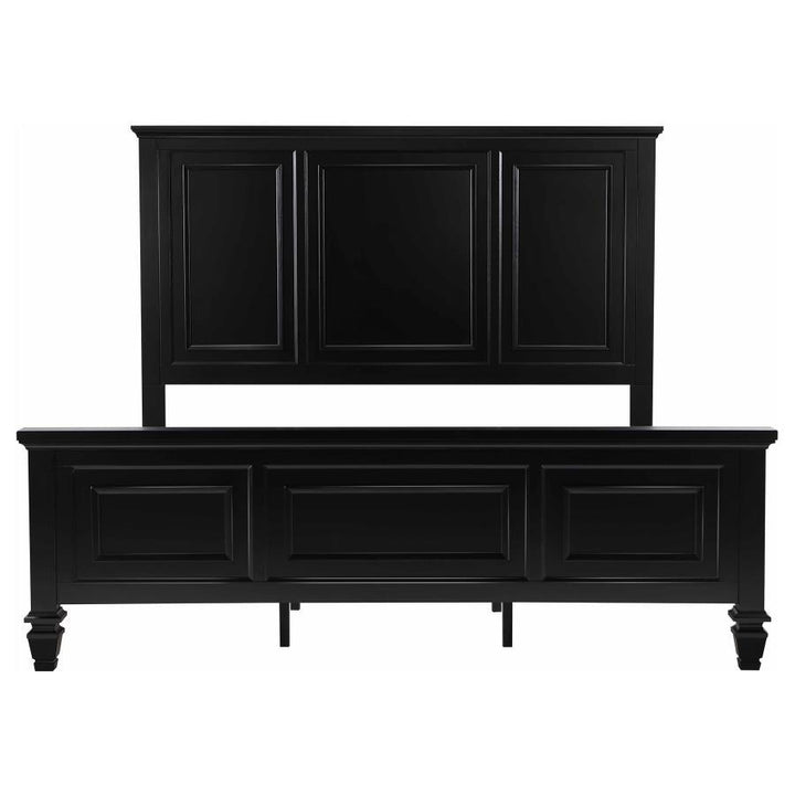 Sandy Beach - 63" Panel Bed with High Headboard