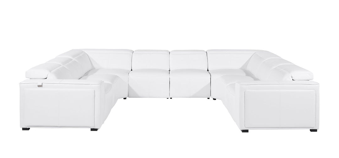 1224 - 8-Piece U-Shaped Sectional Sofa In With 4 Power Recliners &amp; Power Headrest