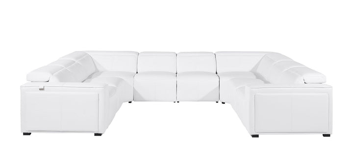 1224 - 8-Piece U-Shaped Sectional Sofa In With 4 Power Recliners &amp; Power Headrest