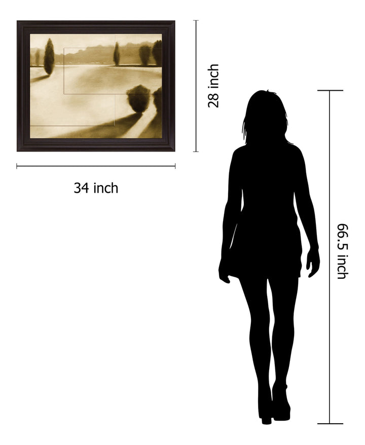 Golden Glide - 28" x 34" Framed Wall Art