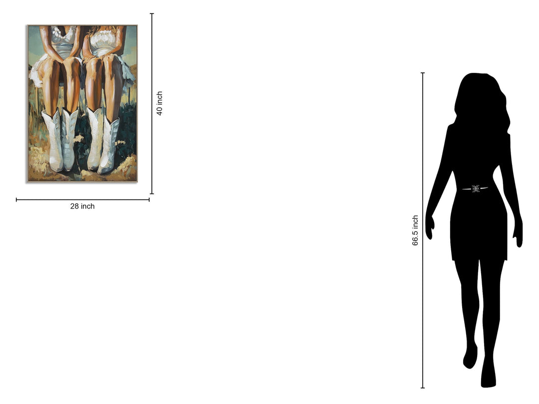 Summer Companions - 28" x 40" Framed Wall Art