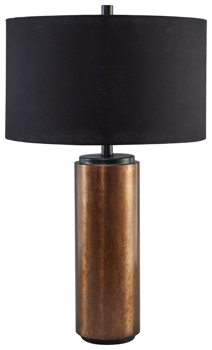 Hildry - Antique Brass Finish - Metal Table Lamp