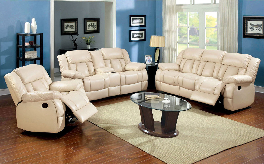 Barbado - Loveseat With 2 Recliners - Ivory