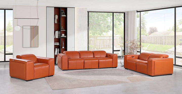 1224 - 6-Piece Modular Power Reclining Sofa, Loveseat & Chair Set In With 6 Power Recliners & Power Headrests
