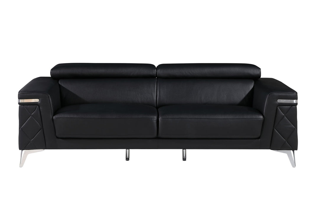 1140 - Top Grain Italian Leather Sofa