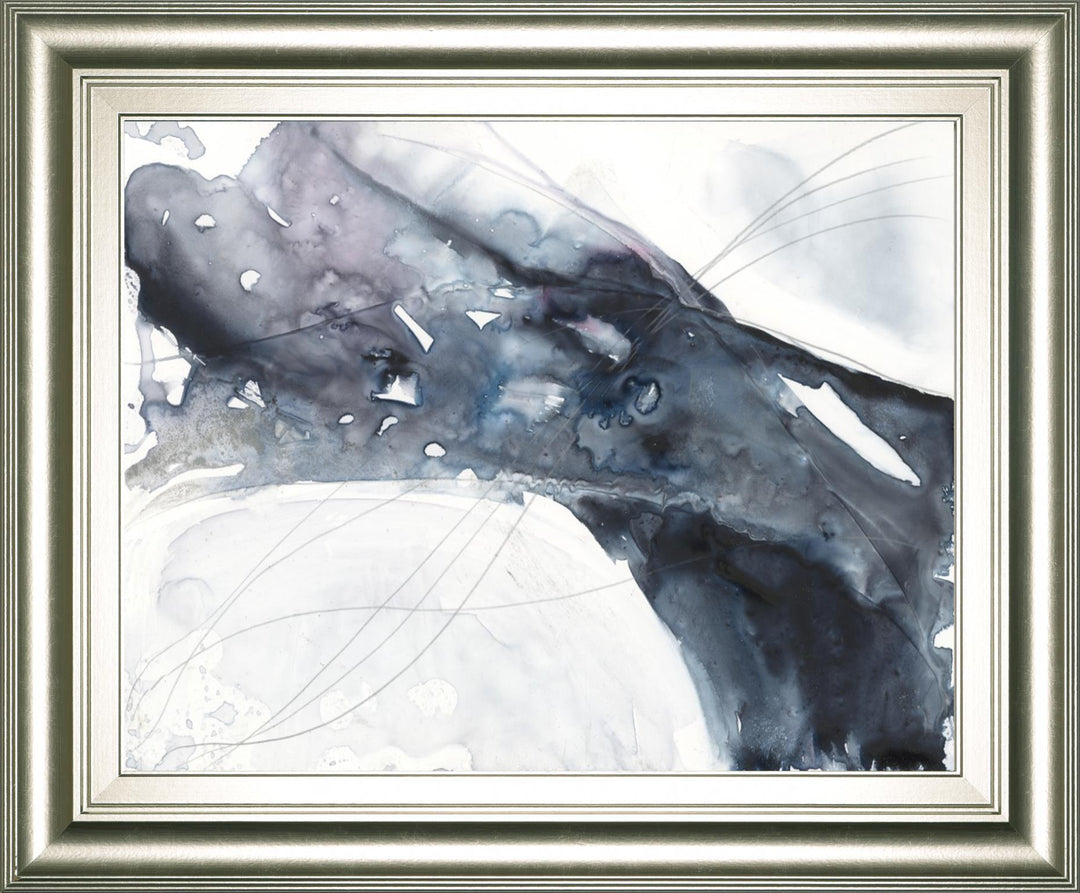 22x26 Agate Wave II By Jennifer Goldberger - Blue