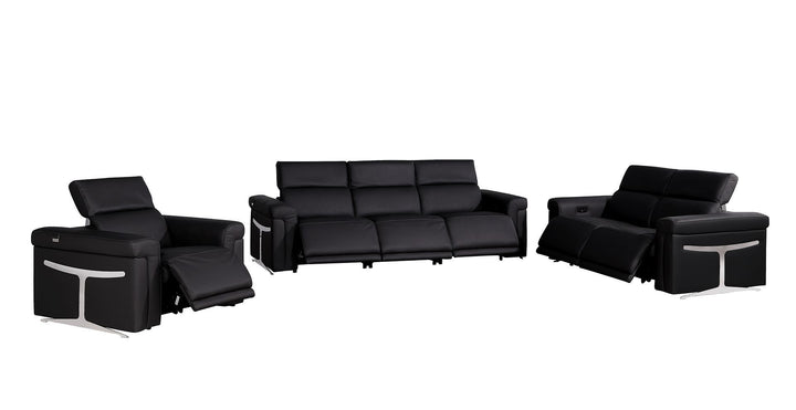 1126 - 6-Piece Modular Power Reclining Sofa, Loveseat &amp; Chair Set In With 6 Power Recliners &amp; Power Headrests